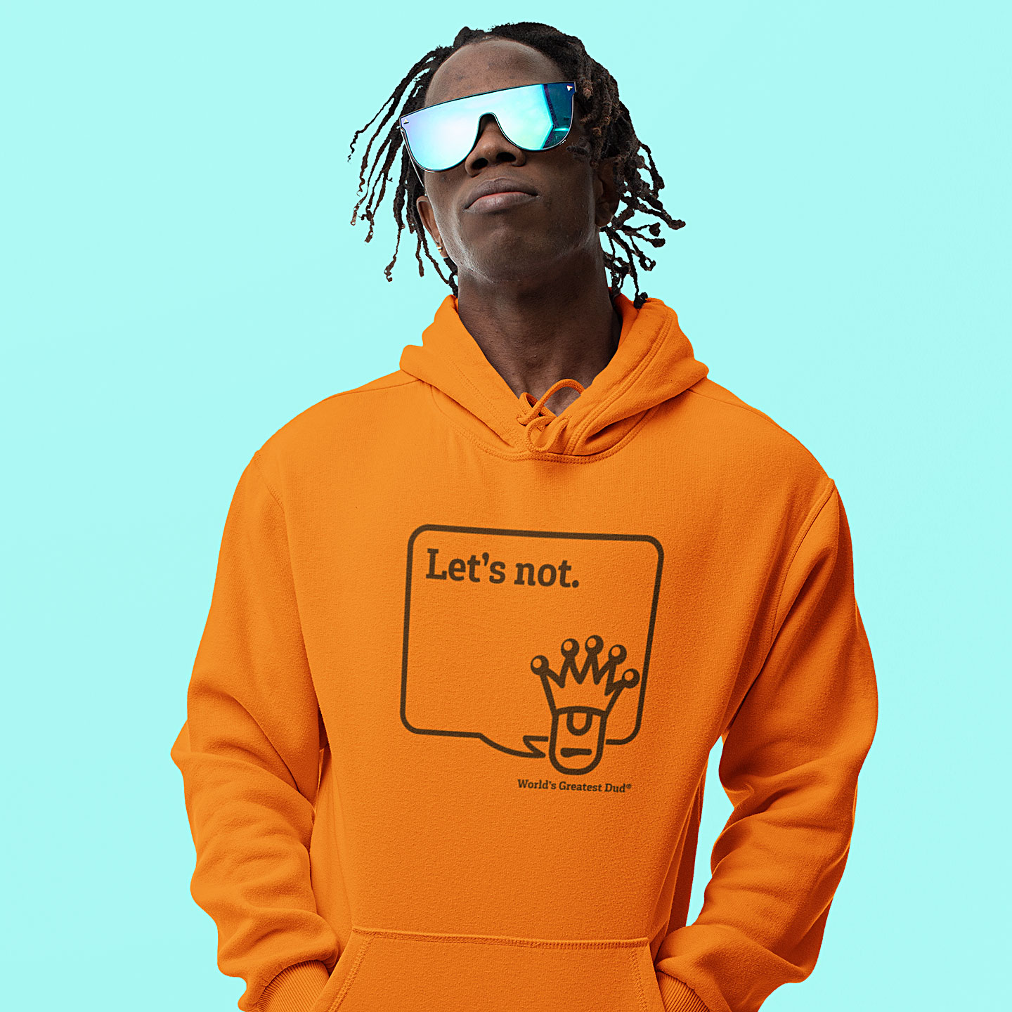 Lazy t-shirts Dudley Speaks Lets Not by Worlds Greatest Dud